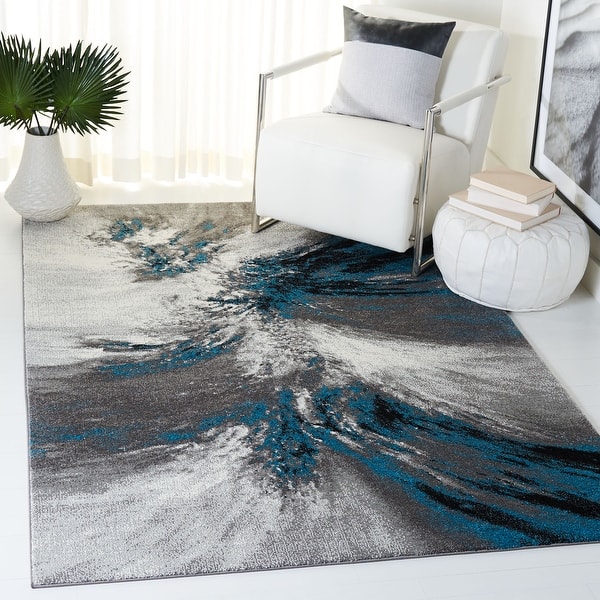 SAFAVIEH Glacier Latrina Modern Abstract Rug