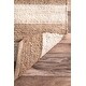 preview thumbnail 25 of 25, nuLOOM Handmade Flatweave Jute Striped Area Rug