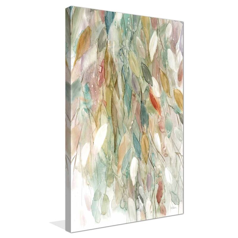 "Rainy Cascade I (Vertical)" by Carol Robinson Print on Canvas
