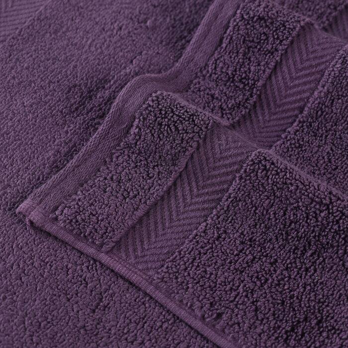 Superior Zero Twist Cotton Solid Soft Absorbent Hand Towel Set of 6
