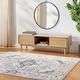 preview thumbnail 1 of 7, Livabliss Santana Medallion Machine Washable Area Rug Tan/Blue - 2' 3" x 3' 9"