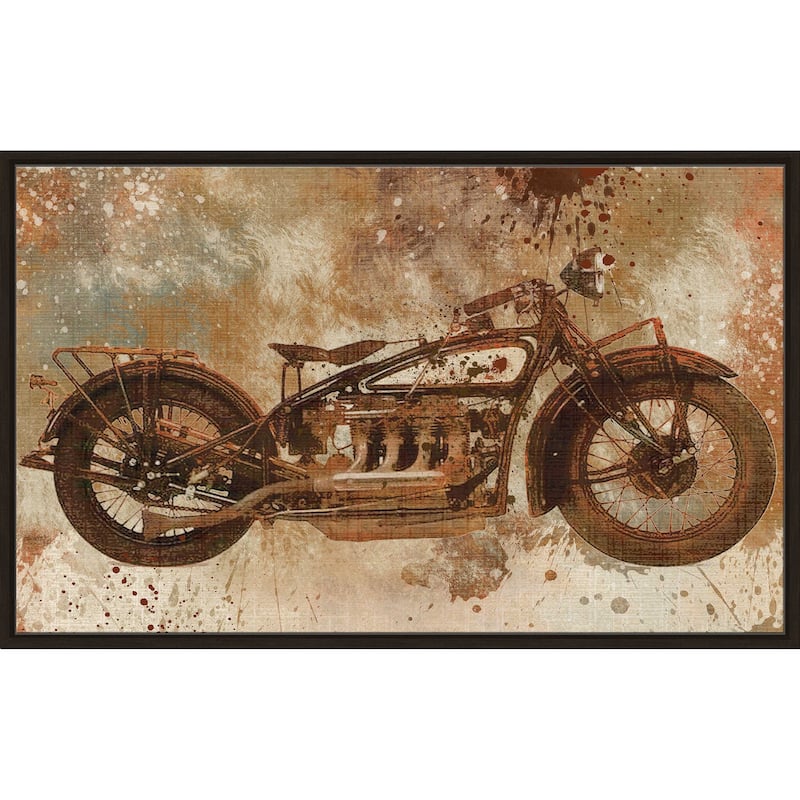 "Live to Ride V" by Carol Robinson Print on Floating Canvas