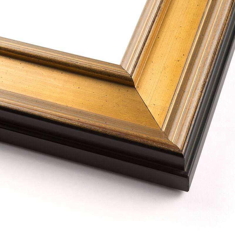 21x32 Frame Gold Plein Aire Solid Wood Picture Frame Width 2 Inches |