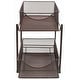 preview thumbnail 3 of 4, 2 Tier Organizer Baskets with Mesh Sliding Made of Steel