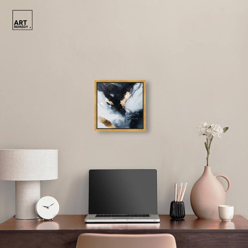 Golden Spark II Canvas by Art Remedy