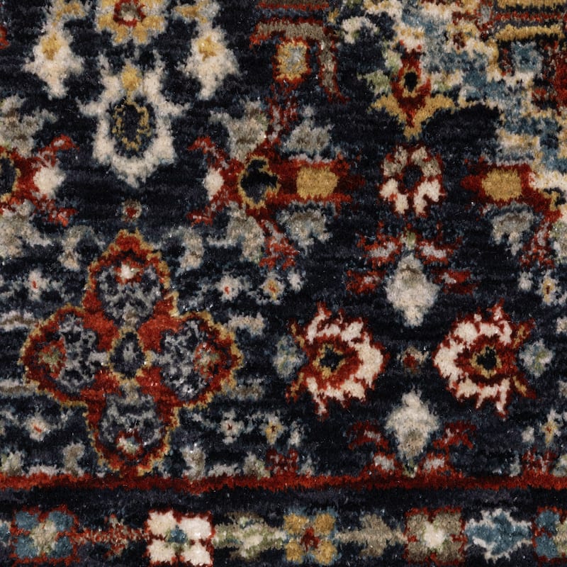 Esme Vintage Medallion Red/ Multi Area Rug