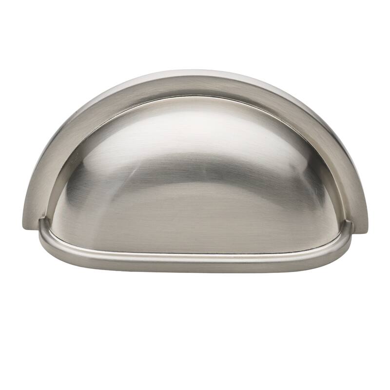 GlideRite 5-Pack 3 in. Center Satin Nickel Bin Cabinet Pulls - Satin Nickel