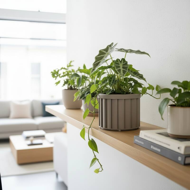 Round Strata Planter