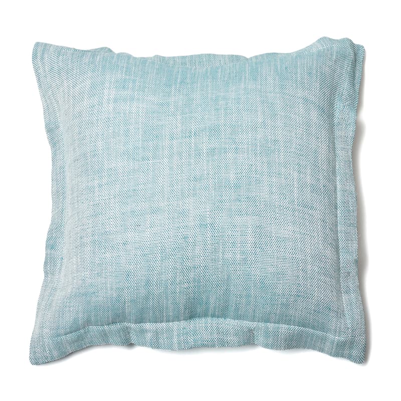 Jaicee Teal Cotton Linen Duvet Cover or Pillow Sham
