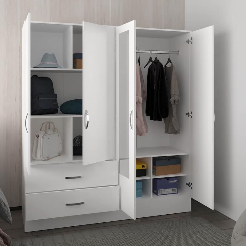 Bolton 160 Armoire , White - N/A