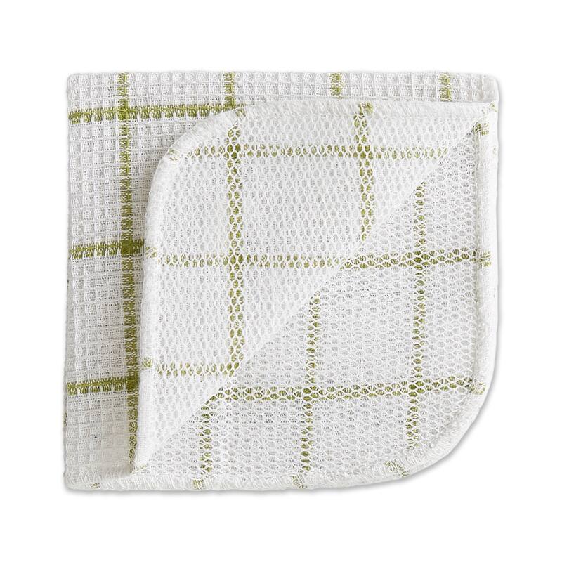 DII Black Buffalo Check Scrubber Dishcloth Set of 6