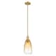 Option Brushed Brass / Amber Shade