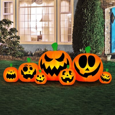 Occasions Airflowz Inflatable Pumpkin Patch, 8 ft Tall