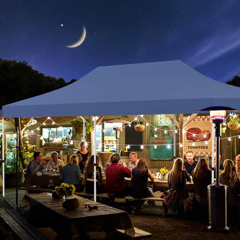 Costway 10 x 20FT Pop up Canopy Outdoor Canopy Tent with 6 Sidewalls - See Details