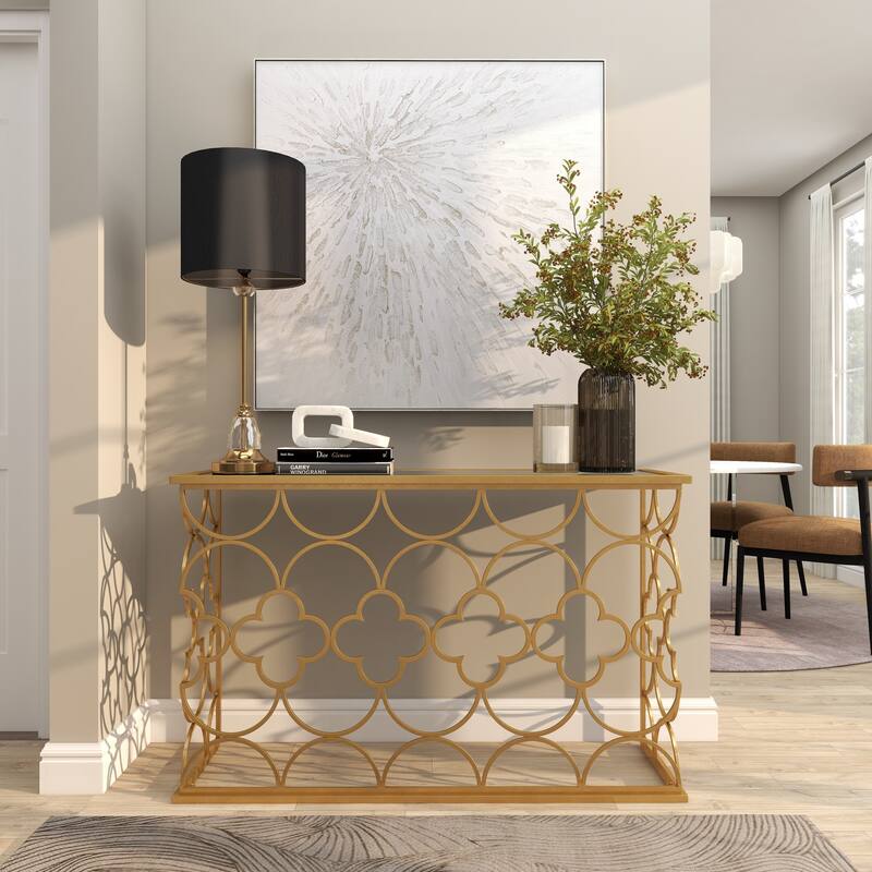 Crystal Room Table or Buffet Lamp with Black Shade and Gold Accents - Black or Gold - Roche River Decor