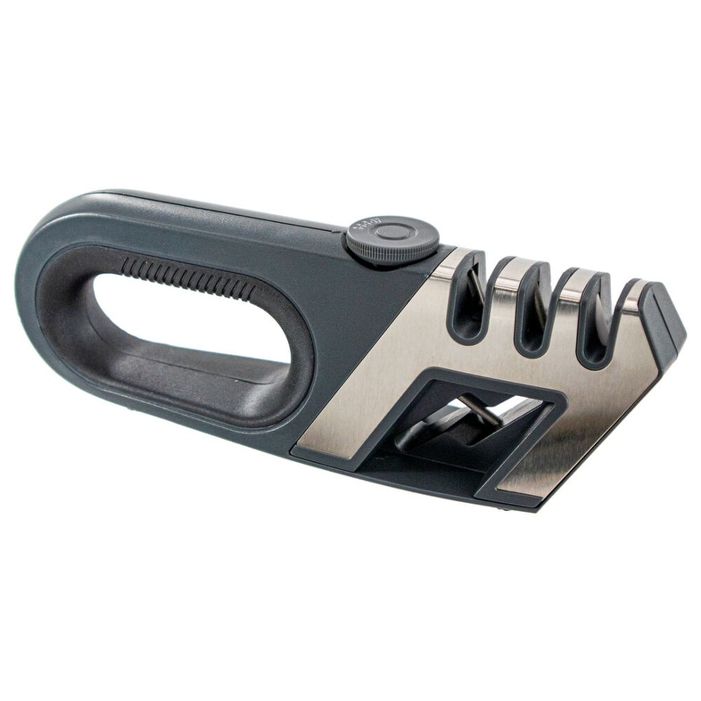 Knife Roller Sharpener Scissor Kitchen Blade Handheld Stone Grinder Easy  Tool