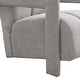preview thumbnail 14 of 26, Roomfitters Modern Minimalist Leisure Armchair with L-Shaped Armrests and Polyester Upholstery