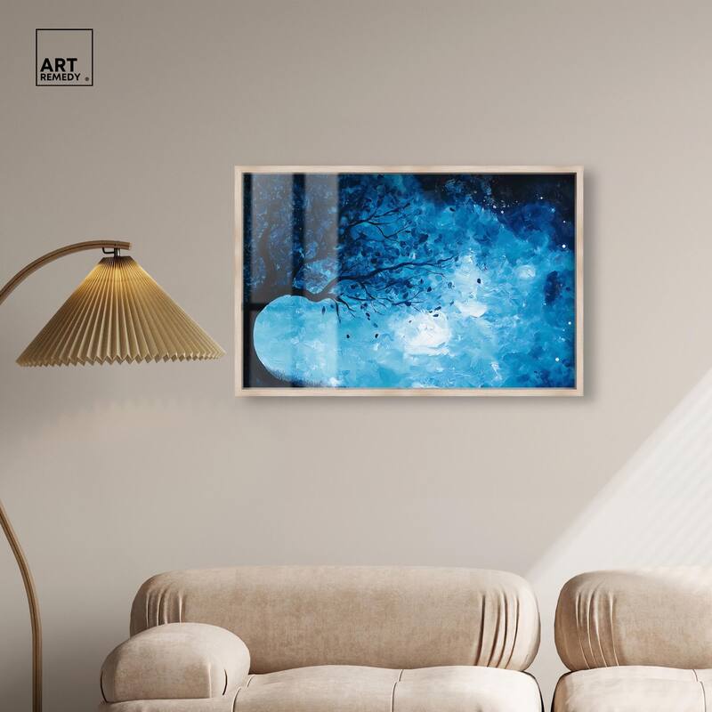 Fire and Ice Tree II Shadowbox by Art Remedy