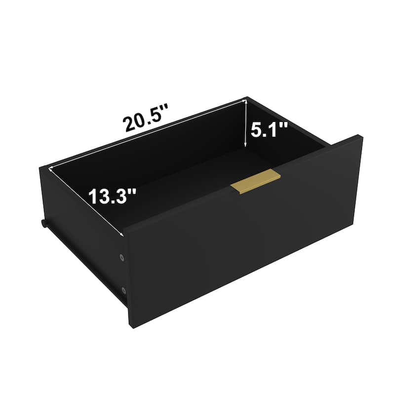 Simply Modern 6-Drawer Dresser, Chest of Drawers for Bedroom, Living Room, Hallway, and Entryway - Large Storage Cabinet