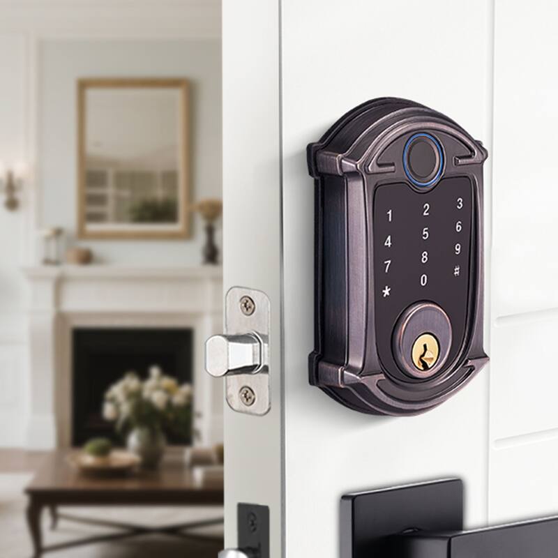 Smart Lock with Bluetooth, Fingerprint and Auto-Lock