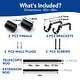 preview thumbnail 15 of 14, Deconovo 1 Inch Adjustable Curtain Rods for Window Steel Tube