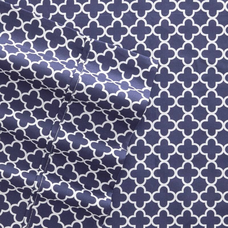 Becky Cameron Ultra Soft Printed 4-piece Deep Pocket Bed Sheet Set