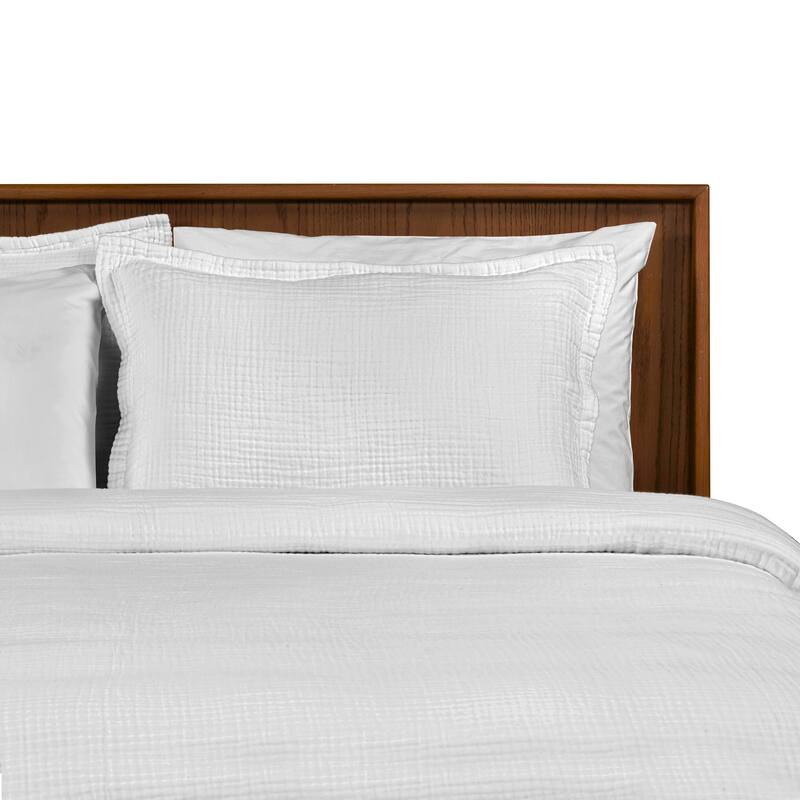 Airply Standard Sham - White