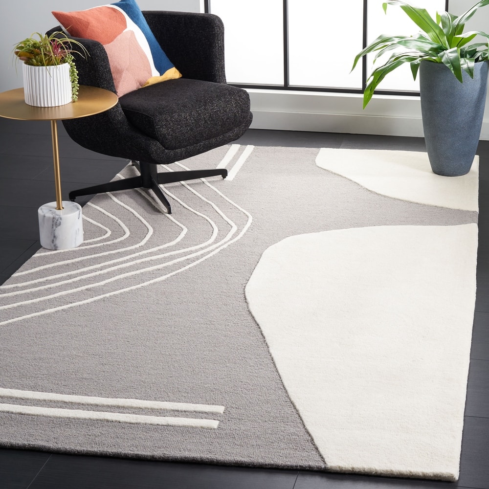SAFAVIEH Handmade Rodeo Drive Abigayle Mid-Century Modern Wool Rug