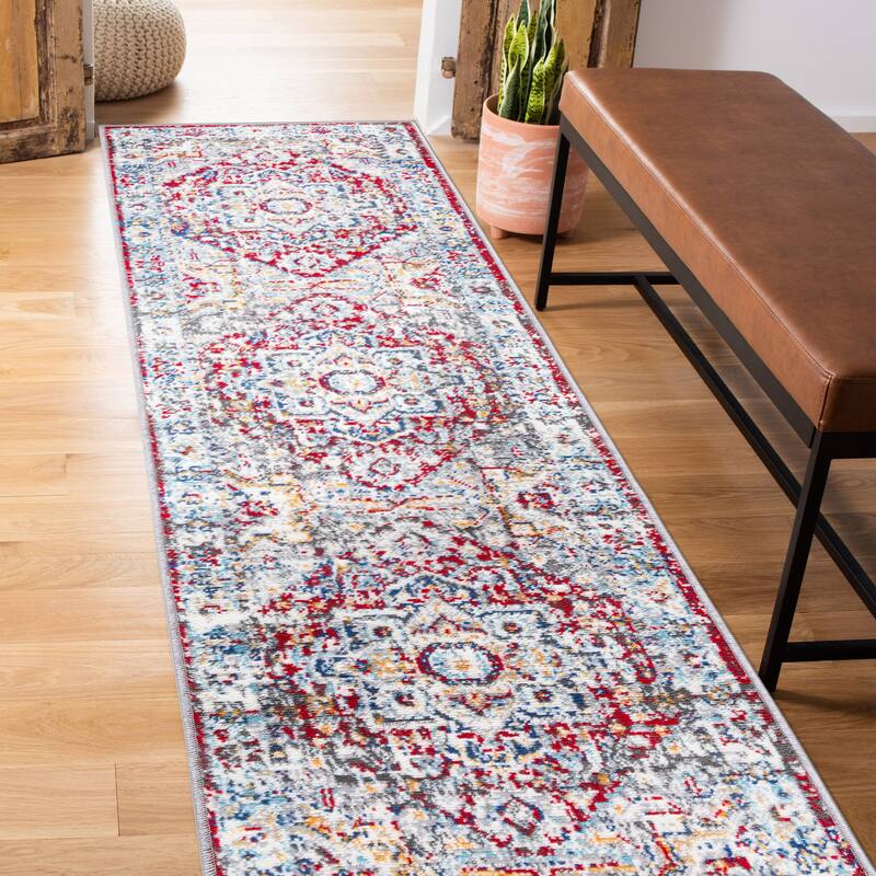 World Rug Gallery Bohemian Traditional Area Rug