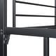 preview thumbnail 3 of 11, Furniture of America Geogen Modern Full-size Metal Loft Workstation Bed with Desk and Two Ladders