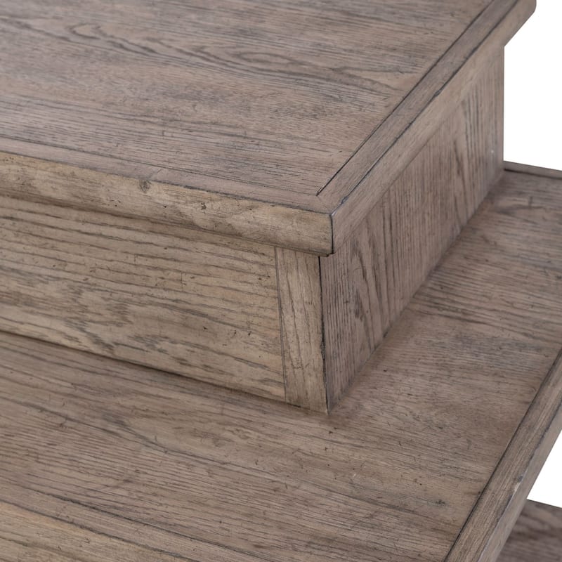 City Scape Burnished Beige 4 Piece Console Table Set