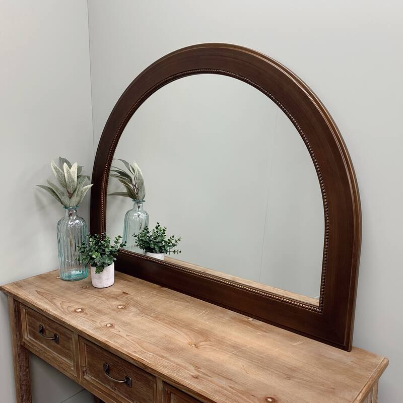 Yates Framed Mantel Mirror - Crescent Cathedral - 42.4x31.4