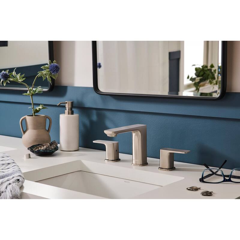 Ruvati Lanai Two Handle Widespread Bathroom Faucet in Brushed Nickel - RVF5237BN - 7'6" x 9'6"