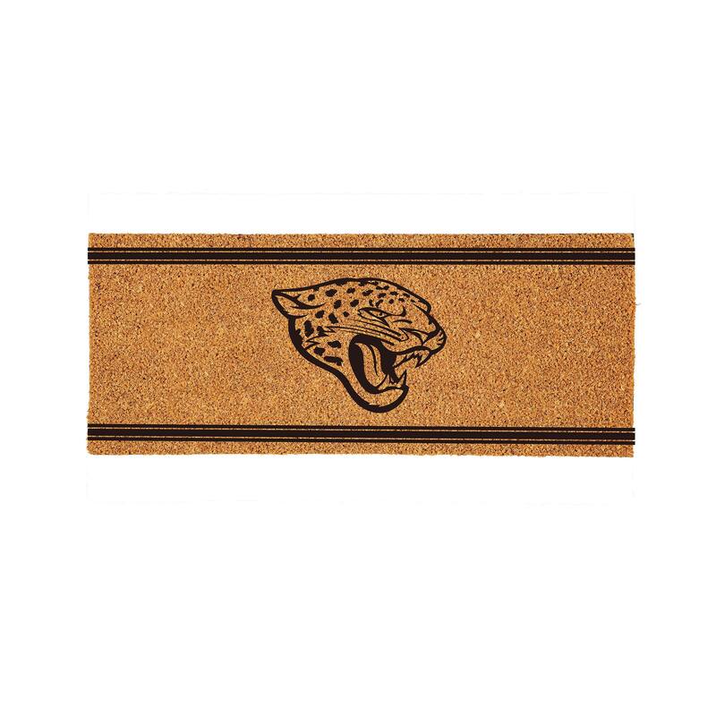 Jacksonville Jaguars Monochrome Indoor/Outdoor Coir Door Mat