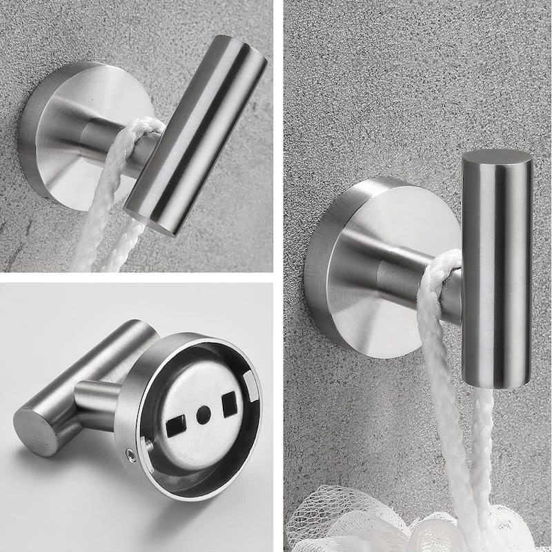 Modern 3-Piece Wall Mount Bathroom Hardware Set