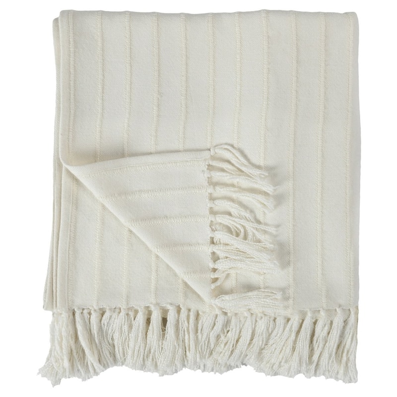 Hendri 50"x70" Throw Blanket, by Kosas Home