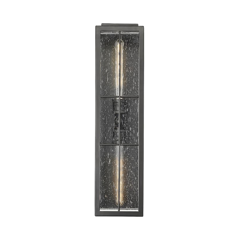 Millennium Lighting Jaxson 1 Light Outdoor Wall Sconce in Powder Coat Black