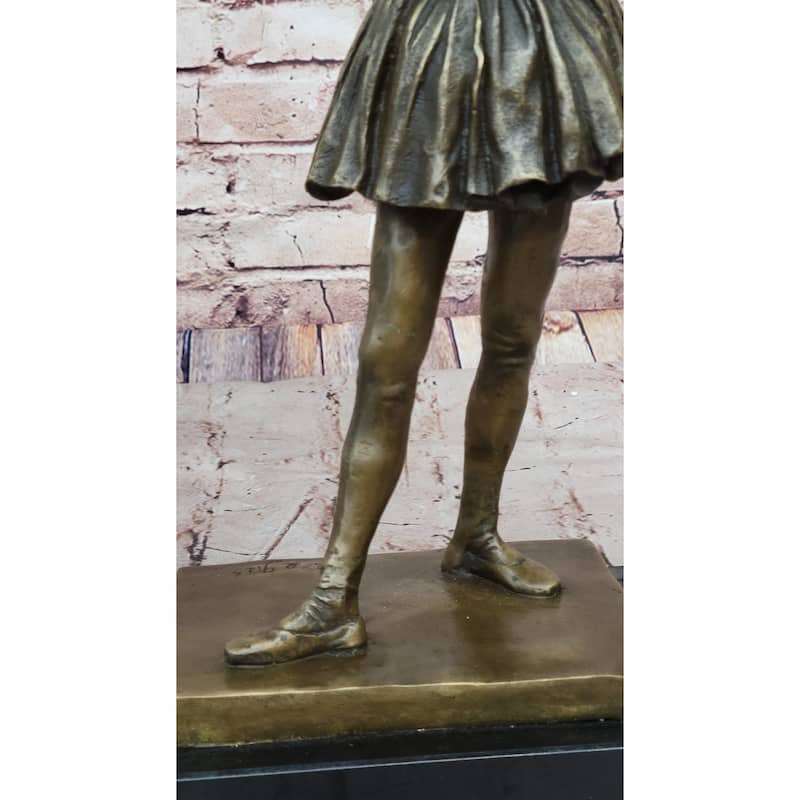 The Little Fourteen Year Old Dancer Bronze Ballerina Sculpture After Edgar Degas