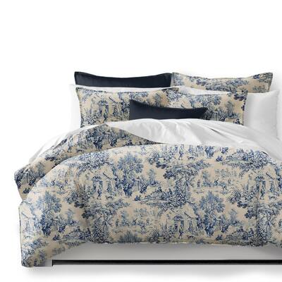Maison Toile Blue Comforter and Pillow Sham(s) Set
