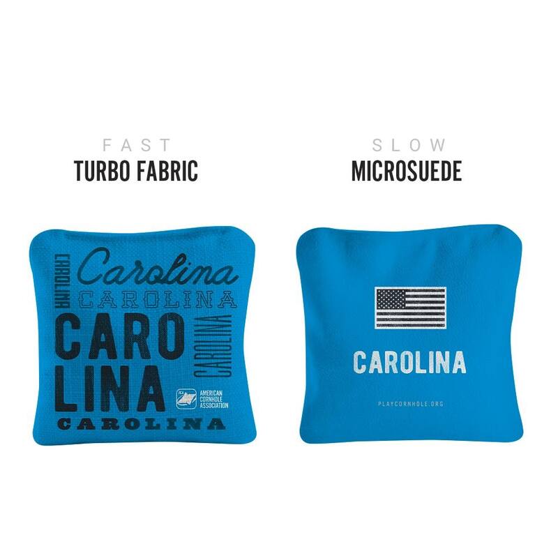 Carolina Football Blue Dual Sided Cornhole Bags