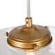 Modern Glass Mini Pendant Lights Brass Gold Kitchen Island Ceiling Lights
