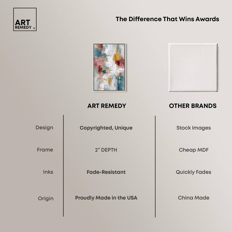 Warmth and cool II Canvas by Art Remedy