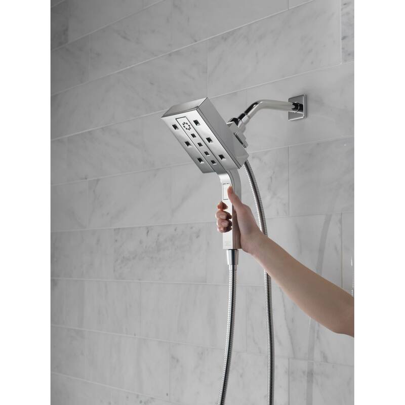 Delta In2ition 2.5 GPM Multi Function Shower Head with H2Okinetic and