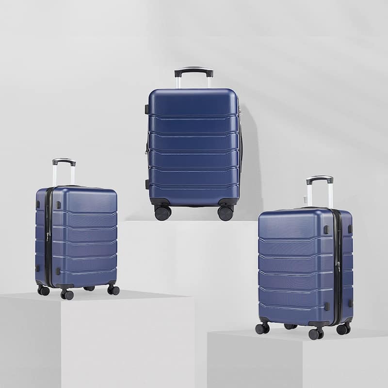 Hard Shell ABS, Double Spinner Wheels Lightweight Suitcase TSA Lock