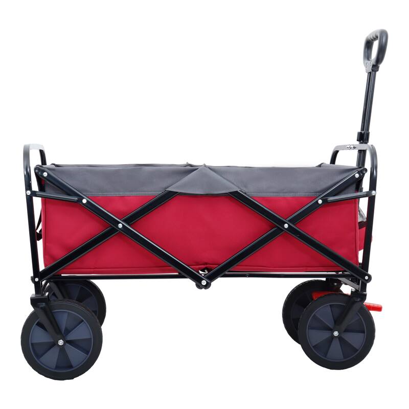Foldable Hand Cart, Multi-Purpose Garden Cart, 360-Pound Capacity, Heavy-Duty Portable Utility Cart