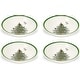 preview thumbnail 1 of 5, Spode Christmas Tree Ascot Cereal Bowls Set of 4 Green/White/Red - 4 Piece