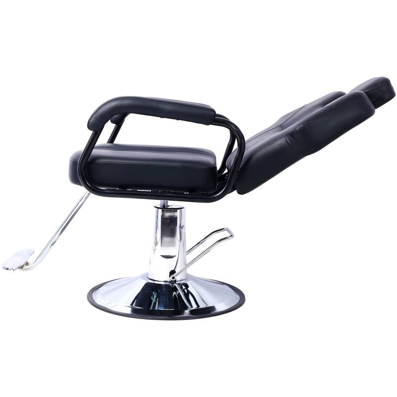 Artist hand Hair Barber Chair,Heavy Duty Hydraulic Spa Furniture Shampoo Reclining Extra Wider Seat Beauty Hair Salon Equipment