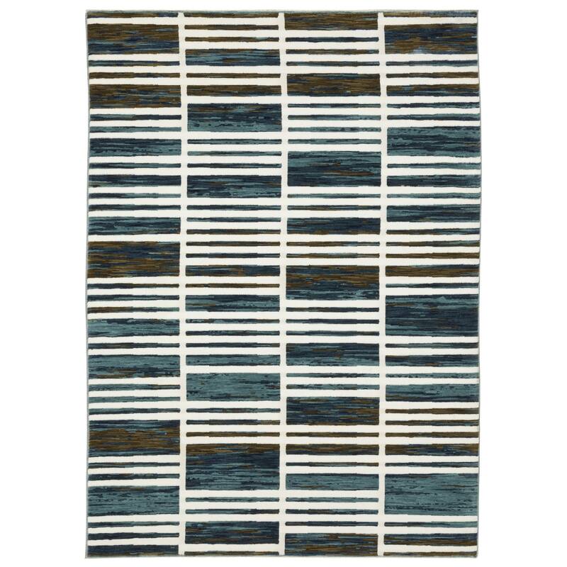 HomeRootsGeometric Modern Rectangle Area Rug