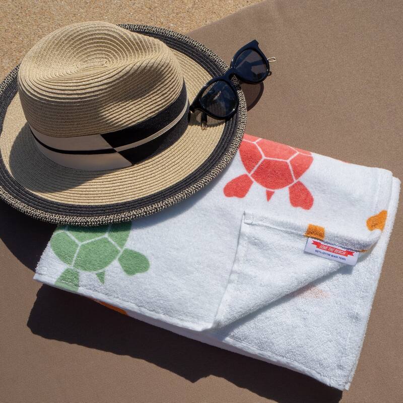 Arkwright Cotton Printed Novelty Beach Towel - 30x60 Inches