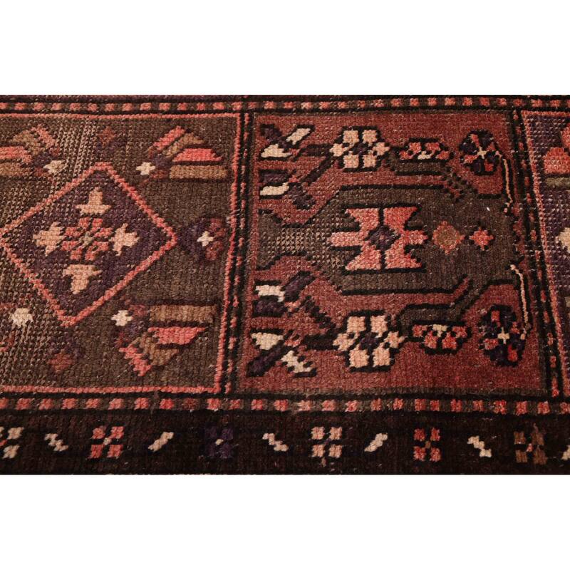 ECARPETGALLERY Hand-knotted Kayseri Vintage Brown Wool Rug - 6'5 x 9'8
